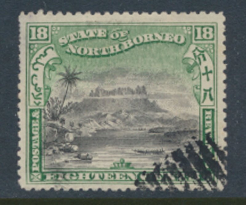 North Borneo SG 110 Used SC#89 perf 13½ x 14  BBRC see details & scans 