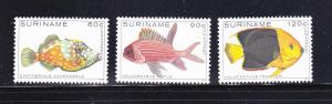 Surinam C89-C91 Set MNH Fish