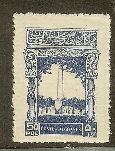 Afghanistan, Scott #309, 50p Independence Monument, MLH