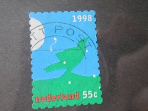 Netherlands #1018h used  2023 SCV = $0.25