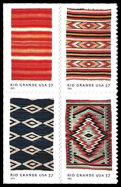 PCBstamps   US #3926/3929a Bk Block $1.48(4x37c)Rio Grande Blankets, MNH, (12)