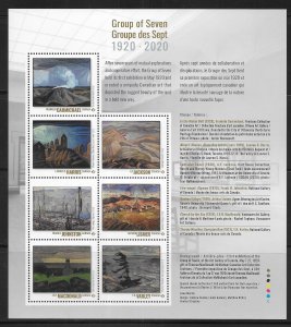 Canada 3242 Paintings Mini-Sheet MNH (lib)