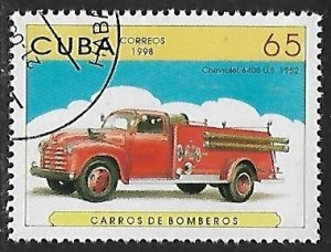 Cuba # 3908 - Fire Engines - unused CTO.....{Z26}