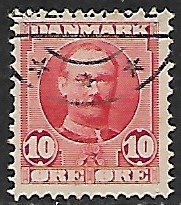 Danmark # 73 - King Frederik VIII - used  {Dk4}