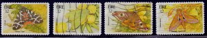 Ireland, 1994,  Insects-Moths , 32p, sc#935-38, used