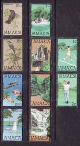 Jamaica-Sc#465//481- id8-unused NH-10 of 16 in set-Birds-Sports-Sailing-1979-