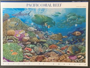 U.S. 2003 #3831 S/S, Pacific Coral Reef, MNH.