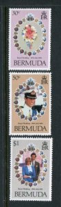 Bermuda #412-4 MNH