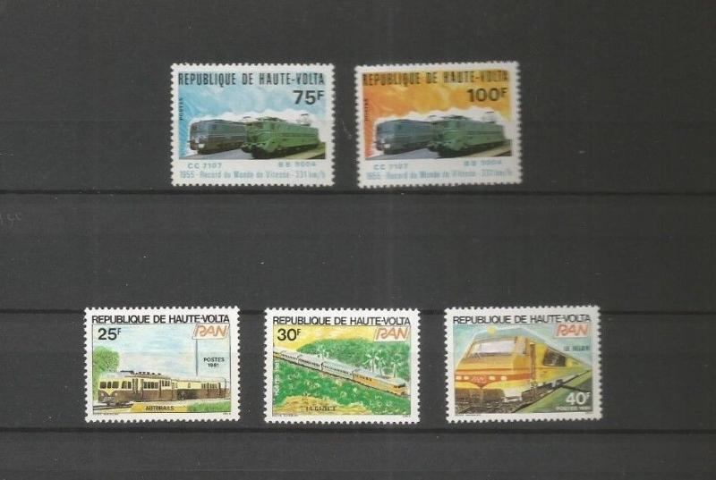 UPPER VOLTA SCOTT 526-7 AND 567-9 MNH 