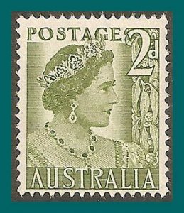 Australia 1951 Queen Elizabeth, MNH 231,SG237