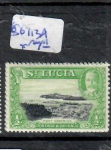 ST LUCIA  KGV  1/2D SG 113A   MNH    P0326H