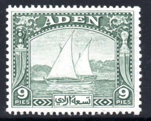 Aden - 1937 Dhow 9p MH* SG 2