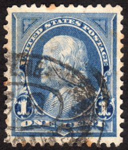 1895, US 1c, Franklin, Used, well centered, Sc 264