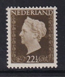 Netherlands  #293  MNH  1948  Wilhelmina   22 1/2c