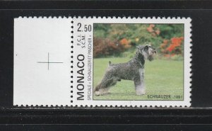 Monaco 1756 Set MNH Dog Folded On Perfs