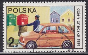 Poland 2419 Stamp Day, Mail Pick-Up 2.00zł 1980