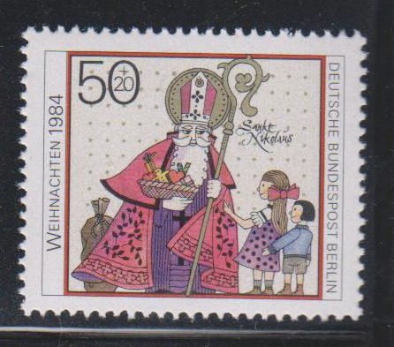 Germany,  50 + 20pf Christmas (SC# 9NB220) MNH