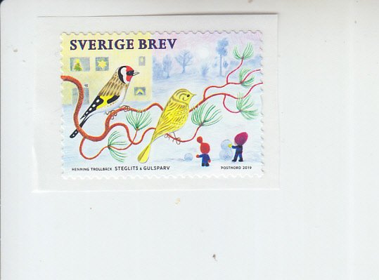 2019 Sweden Christmas SA Coil (Scott NA) MNH