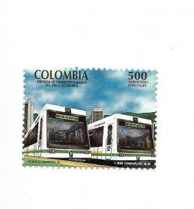 COLOMBIA 1996 OPENING OF THE SUBWAY OF MEDELLIN METRO TRANSPORT MINT NH SC 1120