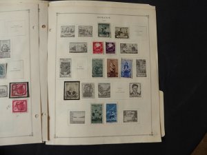 Romania 1949-1955 Stamp Collection many on Scott Intl Album Pages