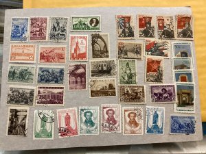 KAPPYSTAMPS VINTAGE RUSSIA USSR COLLECTION OF 37 MOSTLY COMPLETE SETS