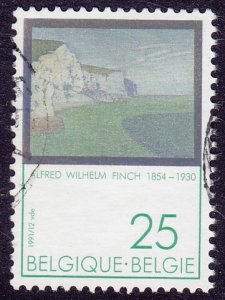 Belgium - 1991 - Scott #1410 - used - Painter Finch