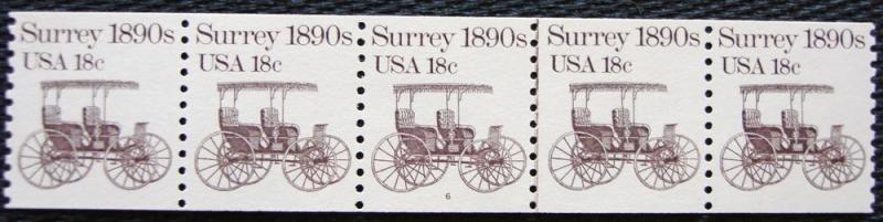 US #1907 MNH PNC5 #6, Surrey SCV $3.00 