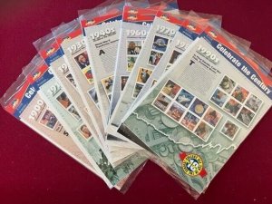 US Scott 3182-91 Celebrate Century in Original Packaging COMPLETE