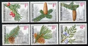 Bulgaria 1996 Conifers perf set of 6 unmounted mint SG 40...