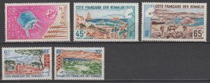 Somali Coast 1965, Airmail, Yvert # 322/3+A42/44, VF/ XF MNH**