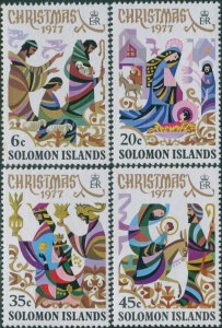 Solomon Islands 1977 SG345-348 Christmas set MNH