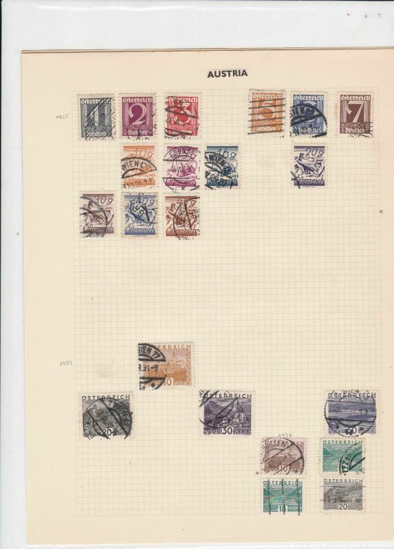 austria stamps page ref 17102