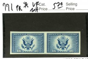 771 16c Spec.Del Farley Imperf. - Pair Mint VF - NH