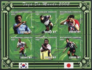 Mozambique MNH S/S World Cup Soccer 2002 6 Stamps