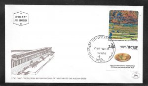Just Fun Cover Israel #614 FDC Excavations of Old Jerusalem Cancel (my785)
