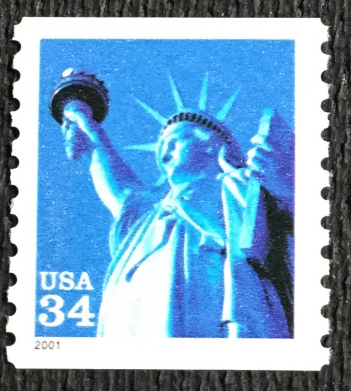 US #3476 MNH Coil Single Statue of Liberty SCV $.90