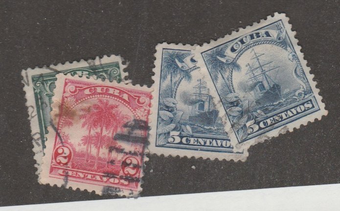 Cuba Scott #233//237 Stamp - Mint & Used Short Set - XYZ