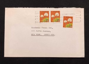 DM)1976, AUSTRALIA, LETTER SENT TO U.S.A, WITH 3 PLANT STAMPS, PRINCE'S ...