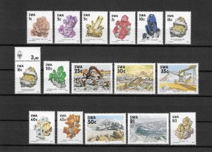 SOUTH WEST AFRICA 1989 SG 519/33 MNH Cat £13