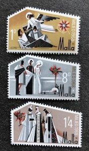 Malta 391-393 MNH
