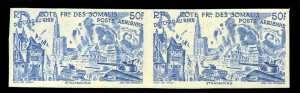 French Colonies, Somali Coast YTPA 14-19 Cat€130, 1946 Tchad-Au-Rhine, comp...