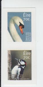 2015 Ireland Woodpecker & Swan SA Pr (Scott NA) MNH