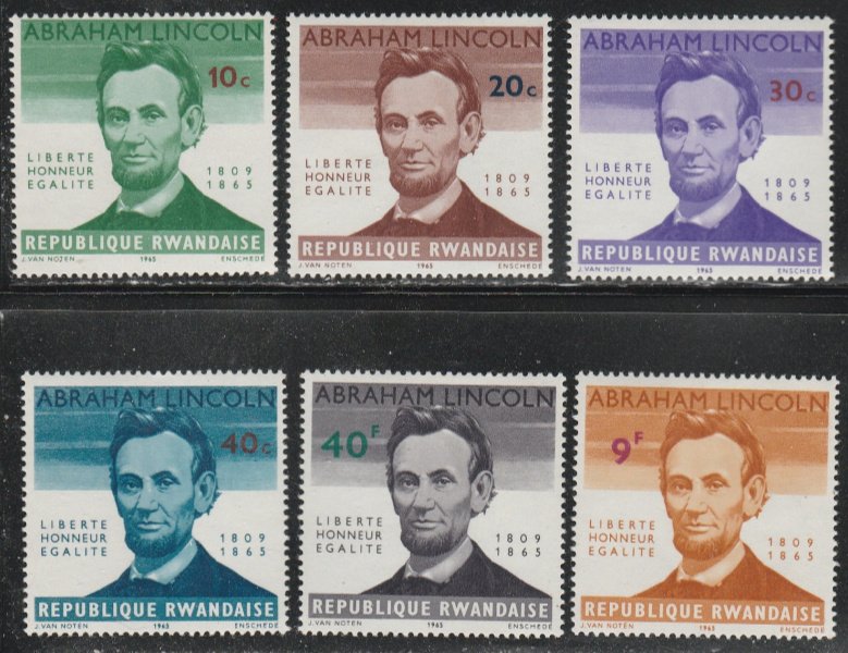 Rwanda 392-97 Full Set of 6