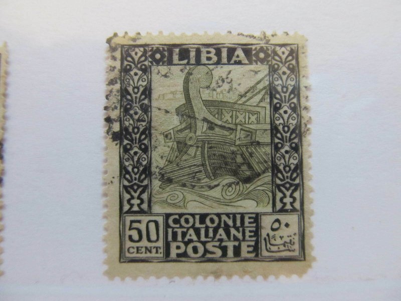 A8P56F153 Italia Italien Italie Italy 1926-29 Libia Unwmk 50c fine used stamp