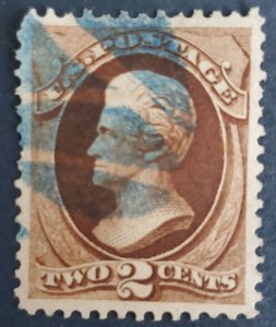 US 157, 1873 Hamilton, Cat. value - $25.00