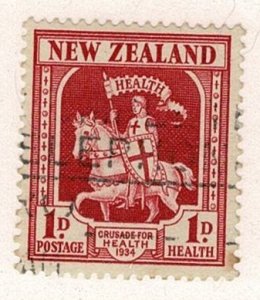 New Zealand #B7 used early health stamp