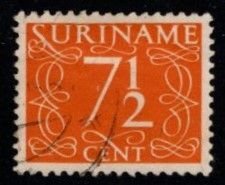 Suriname - #219 Numeral - Used