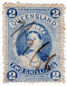 (I.B) Australia - Queensland Revenue : Stamp Duty 2/-