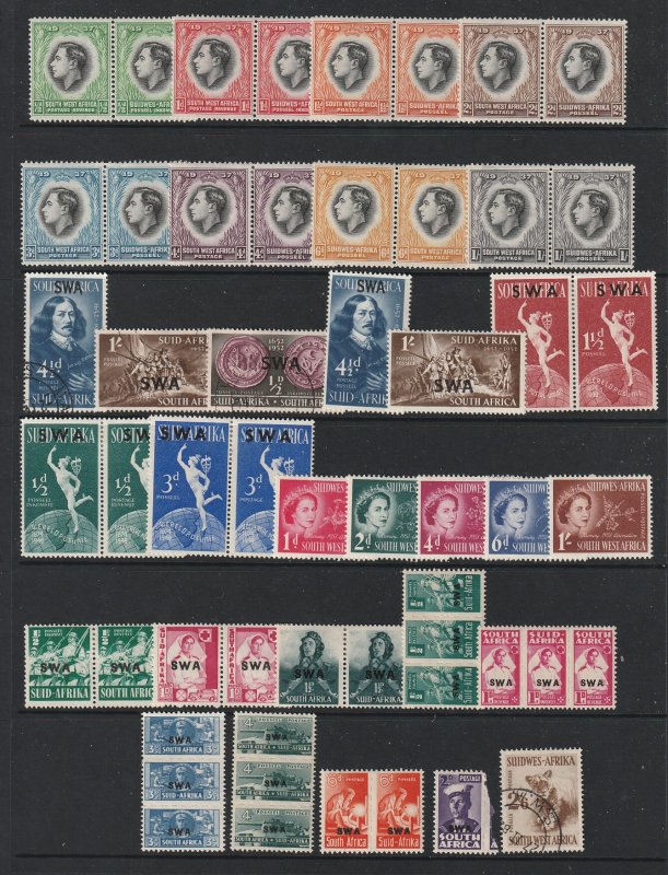 South West Africa a page of mainly mint