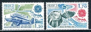 France 1979: Sc. # 1646-1647;  MNH Cpl. Set